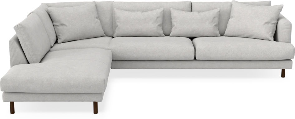 Harper - 3-sits soffa med divan vänster - Grå