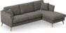 Eden - 2,5-sits soffa med schäslong - Grå