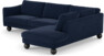 Madison Lux - 3-sits soffa med divan höger - Blå