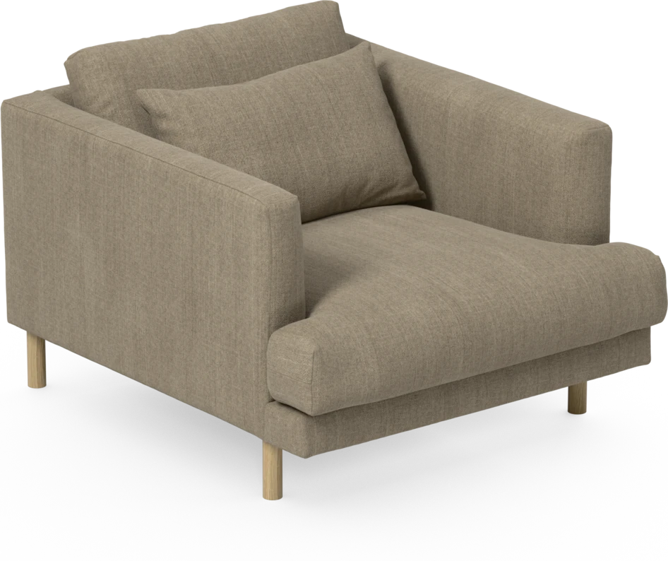 Harper - Fåtölj, 75 cm - Beige