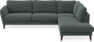 Bridge - 3-sits soffa med divan höger - Grå