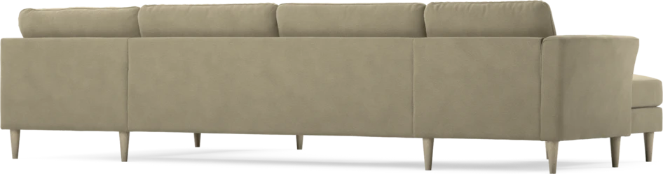 Bridge - 3-sits soffa med schäslong vänster och divan höger - Beige