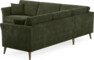 Eden - Hörnsoffa, 2,5+2,5-sits - Grön