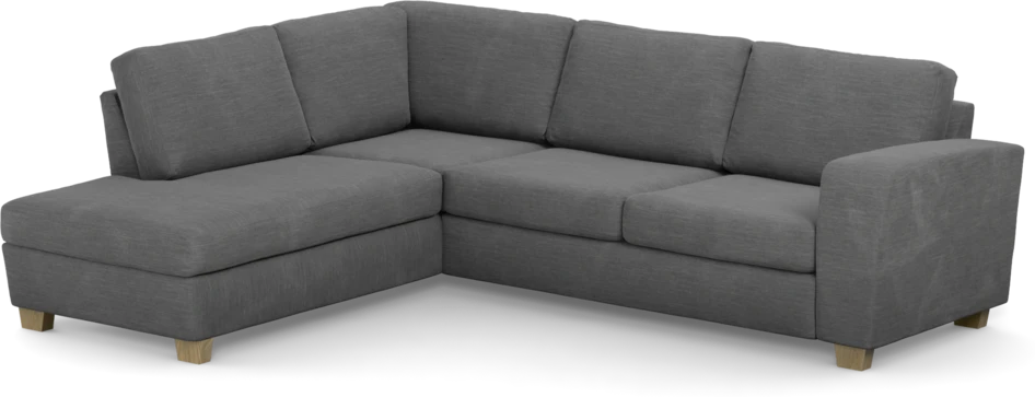 Friday - 2,5-sits soffa med divan vänster - Grå
