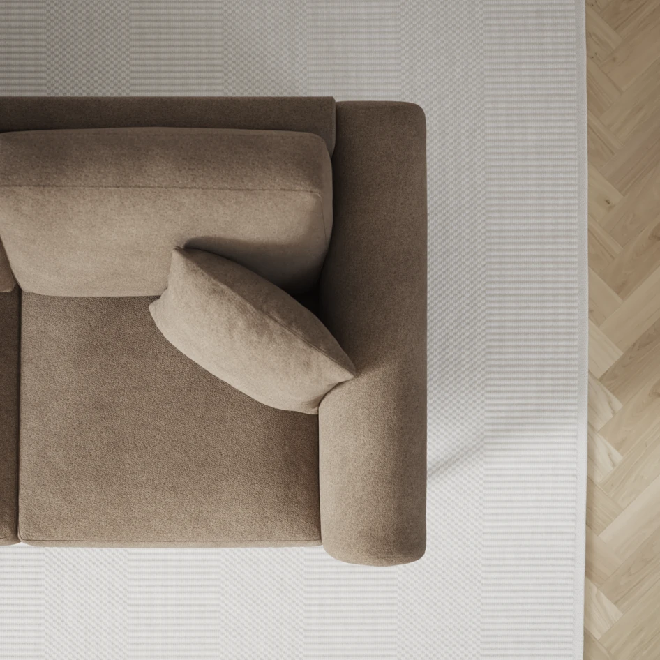 Eden - 2,5-sits soffa - Brun