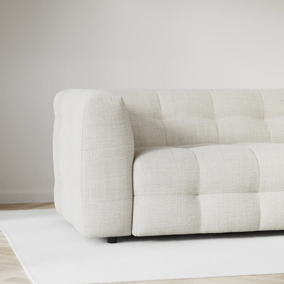 Bella - 3-sits soffa med divan vänster - Beige