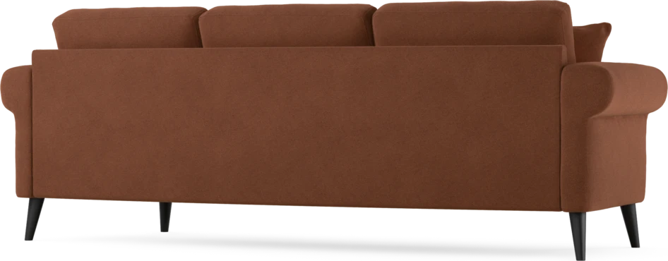 Eden - 3-sits soffa svängd - Orange