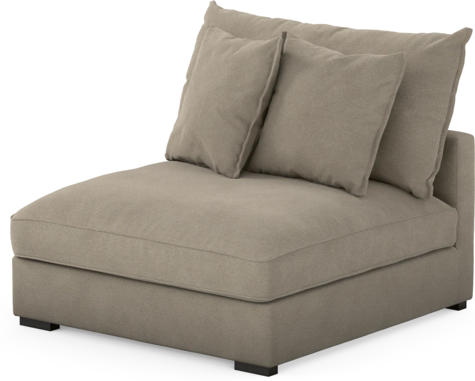 Rossi - 1,5-sits utan armstöd - Beige