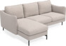 Madison Lux - 2-sits soffa med schäslong vänster - Beige