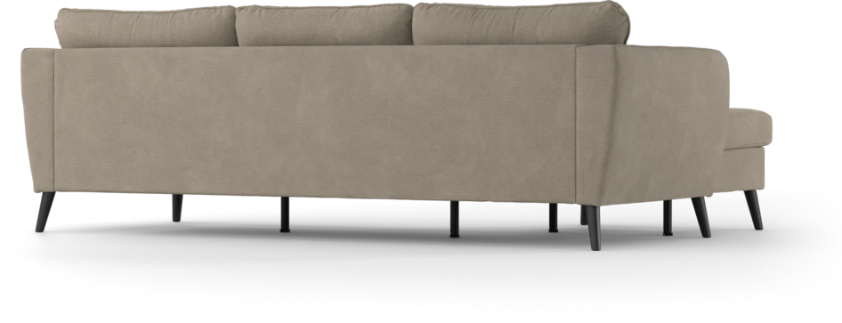 County - 3-sits soffa med flyttbar schäslong - Beige