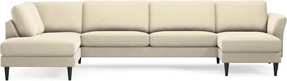 Bridge - 3-sits soffa med divan vänster och schäslong höger - Beige