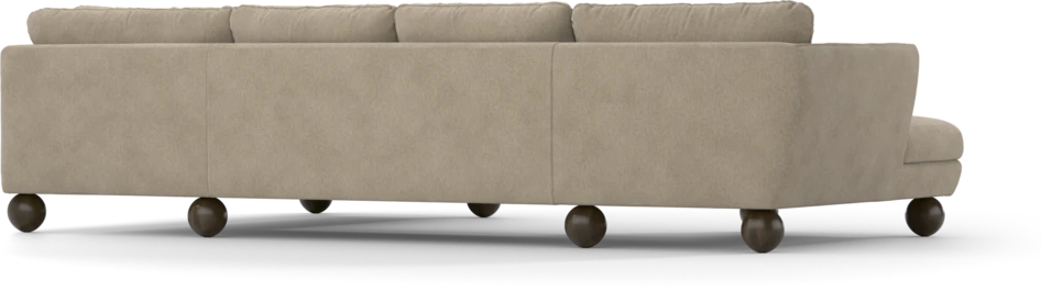 Madison - 2-sits soffa med schäslong vänster och divan höger - Beige