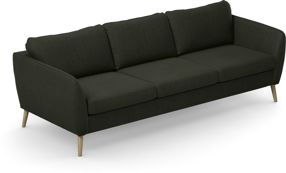 County - 3-sits soffa - Grön