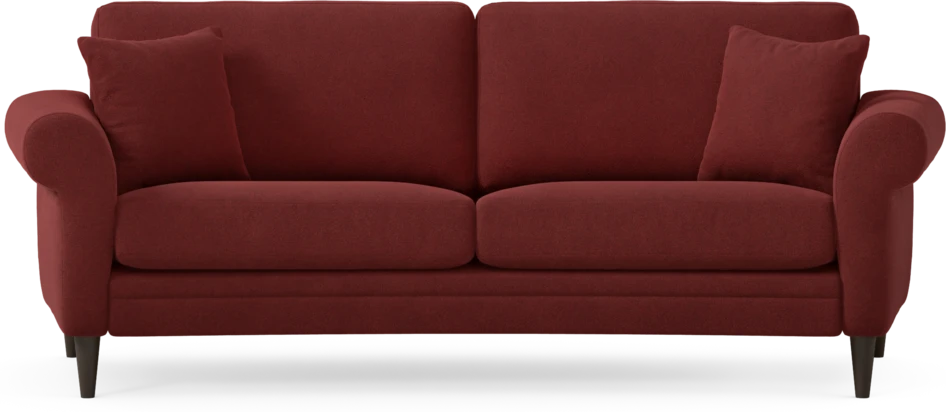 Eden - 2,5-sits soffa svängd - Röd