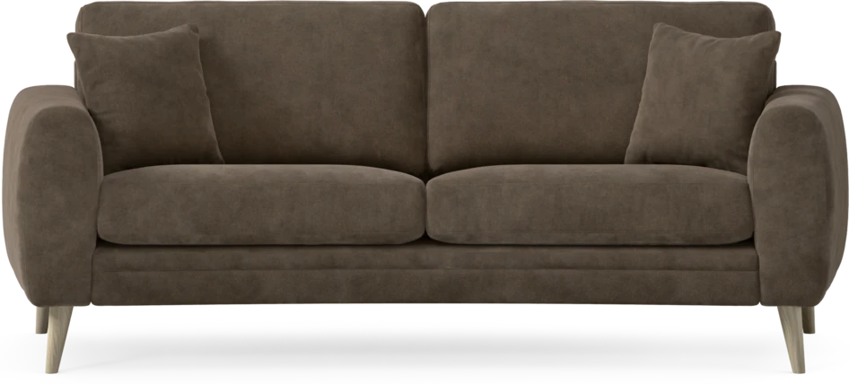 Eden - 2,5-sits soffa svängd - Brun