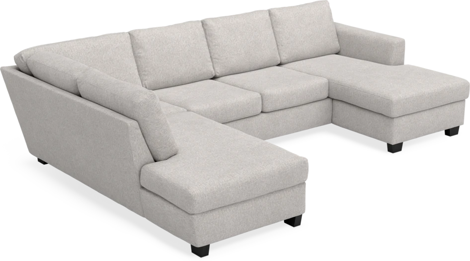 Friday - 3-sits soffa med divan vänster och schäslong höger - Grå