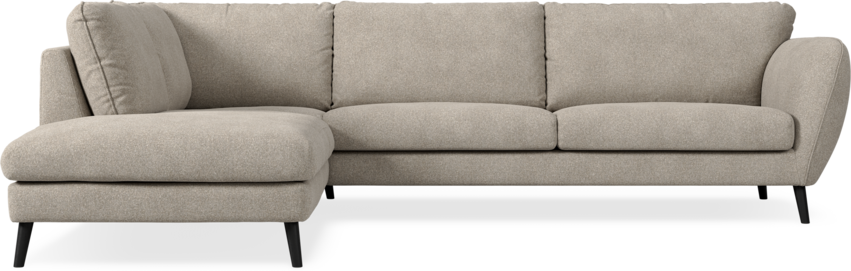 Madison Lux - 3-sits soffa med divan vänster - Vit