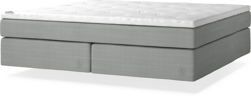 Cape Farewell Comfort - Kontinentalsäng, dubbelsäng med svävande utseende - Grå