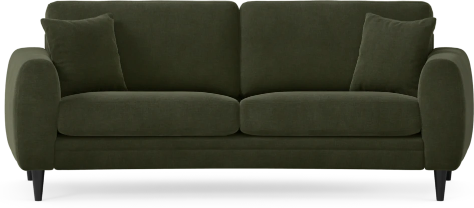 Eden - 2,5-sits soffa svängd - Grön