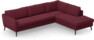County - 2,5-sits soffa med divan höger - Röd