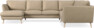 Madison Lux - Hörnsoffa med schäslong vänster - Beige