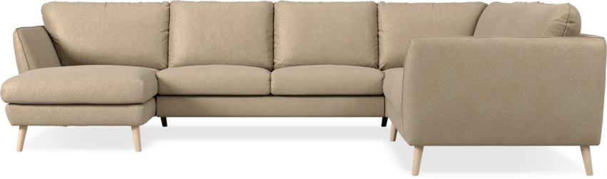 Madison Lux - Hörnsoffa med schäslong vänster - Beige