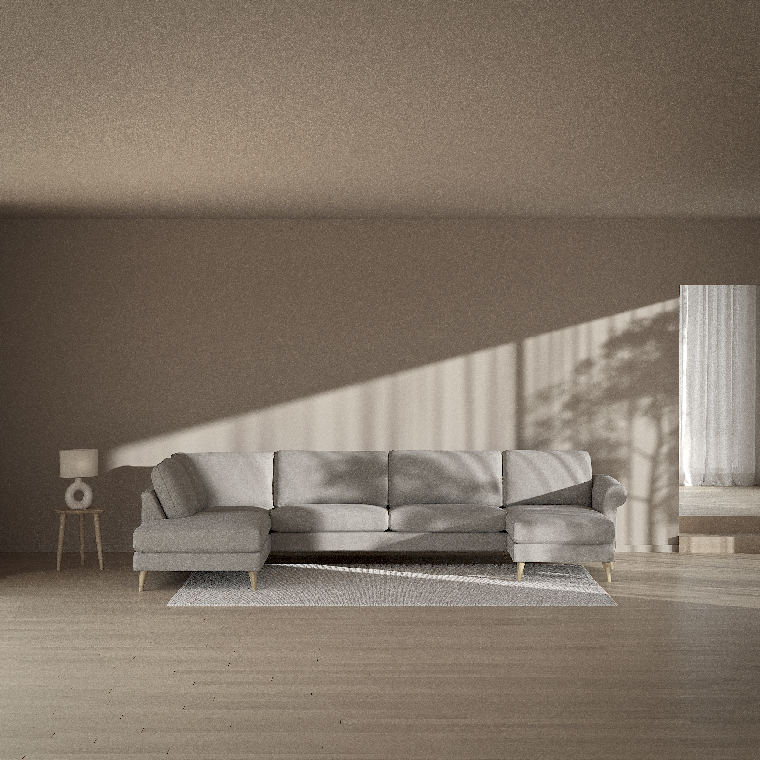 Bridge - 3-sits soffa med divan vänster och schäslong höger - inspiration