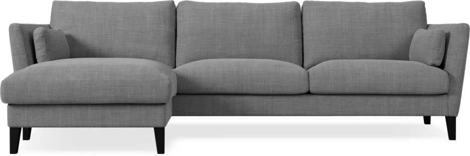 Winston - 3-sits soffa med schäslong, vändbar - Grå