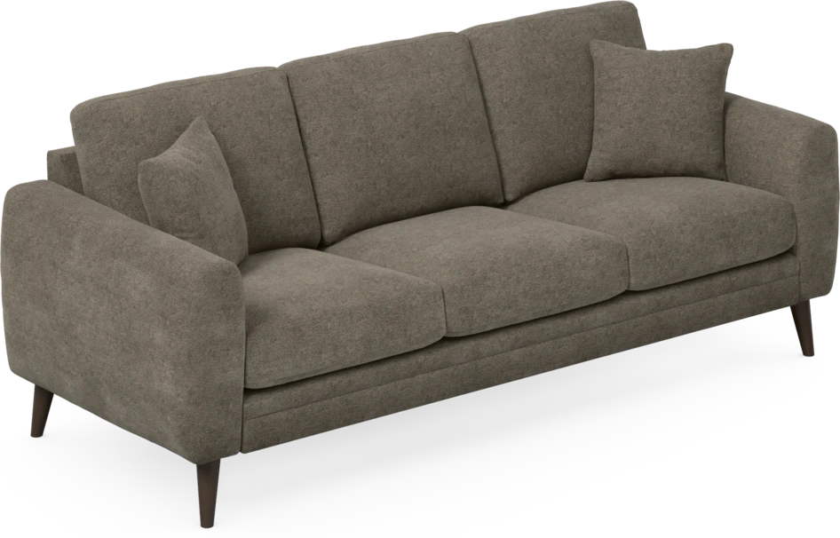 Eden - 3-sits soffa - Brun