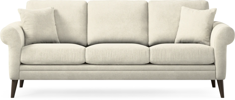 Eden - 3-sits soffa - Vit