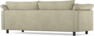 Cherrie - 3-sits soffa, hel dyna, fast klädsel - Beige