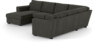 Friday - Hörnsoffa, 3+2-sits med schäslong vänster - Grå