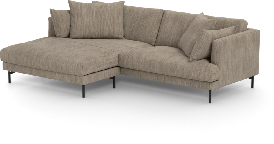 Harper - 4-sits med schäslong XL vänster - Beige