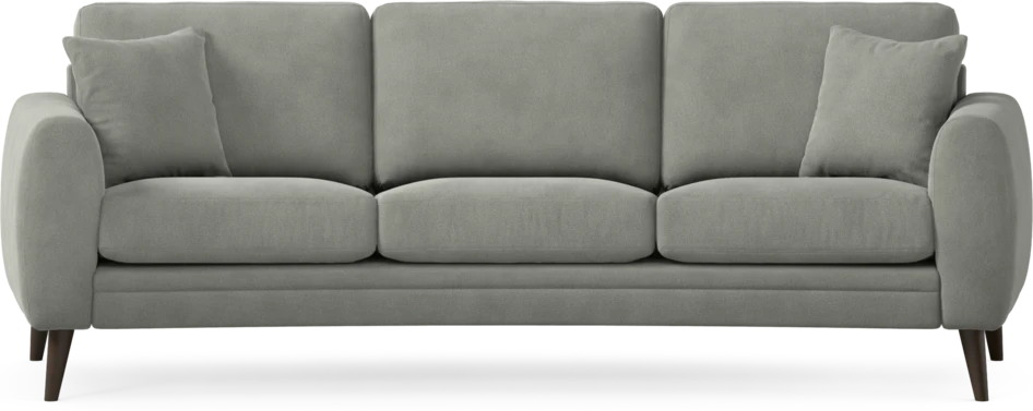 Eden - 3-sits soffa svängd - Grå