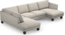 Madison Lux - 2-sits soffa med divan vänster och schäslong höger - Beige