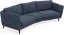 Madison - 3-sits soffa svängd, 90 cm - Blå