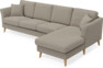 Eden - 3-sits soffa med schäslong - Beige