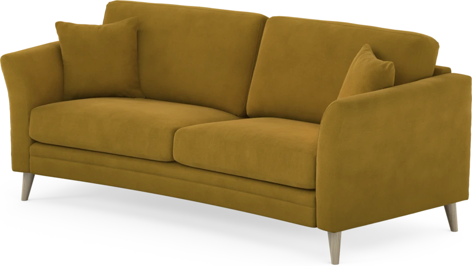 Eden - 2,5-sits soffa svängd - Gul
