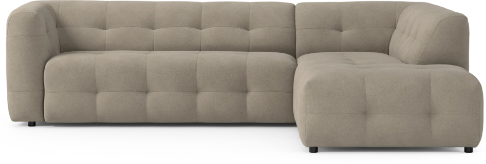 Bella - 3-sits soffa med divan höger - Beige