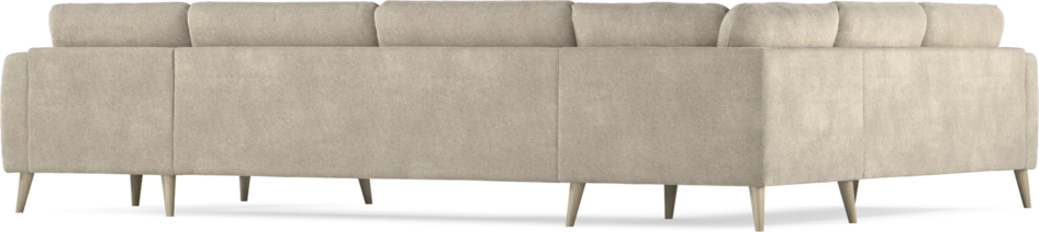 Bridge - Hörnsoffa, 2+3-sits med schäslong höger - Beige