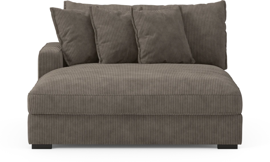 Rossi - Schäslong XL vänster - Brun