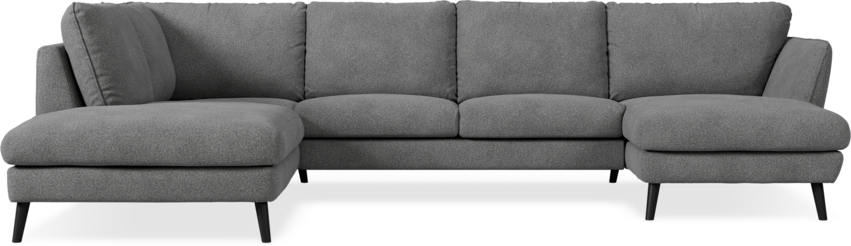 Madison Lux - 2-sits soffa med divan vänster och schäslong höger - Vit
