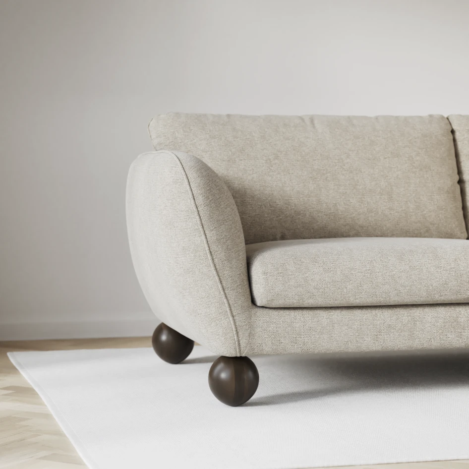 Madison - 2-sits soffa med divan vänster och schäslong höger - Beige