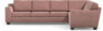 Friday - Hörnsoffa, 3+2-sits - Rosa