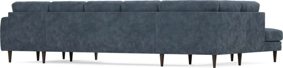 Eden - 3-sits soffa med divan vänster och schäslong höger - Blå