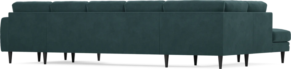 Eden - 3-sits soffa med divan vänster och schäslong höger - Blå
