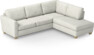Friday - 2,5-sits soffa med divan höger - Vit