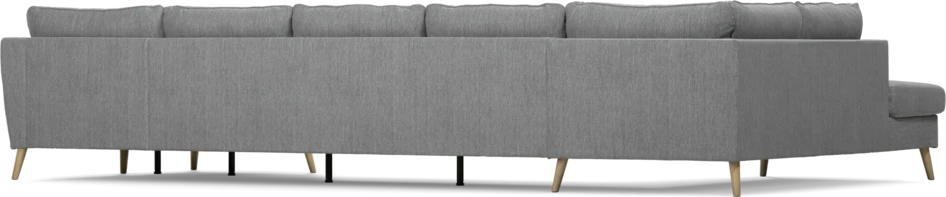 County - 4-sits soffa med divan vänster och schäslong höger - Grå