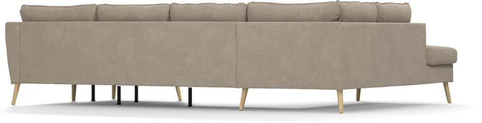 County - 3-sits soffa med divan vänster och schäslong höger - Beige
