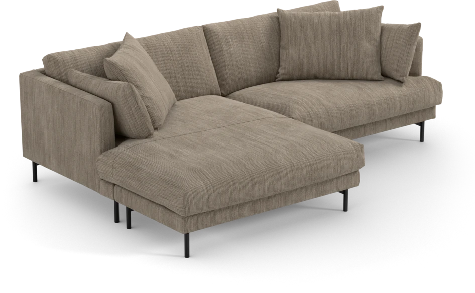 Harper - 4-sits med schäslong XL vänster - Beige